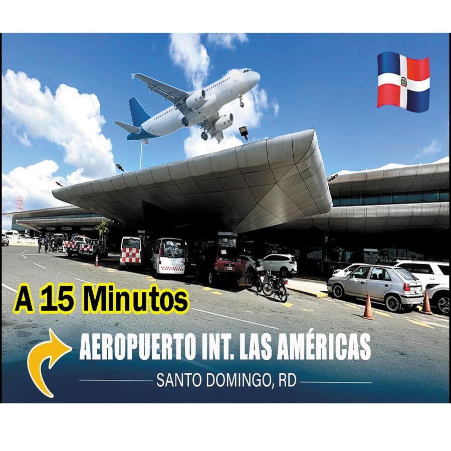 Apartamento Amueblado Caribe, Santo Domingo A 10 Minutos Del Aeropuerto Internacional De Las Americas Zewnętrze zdjęcie